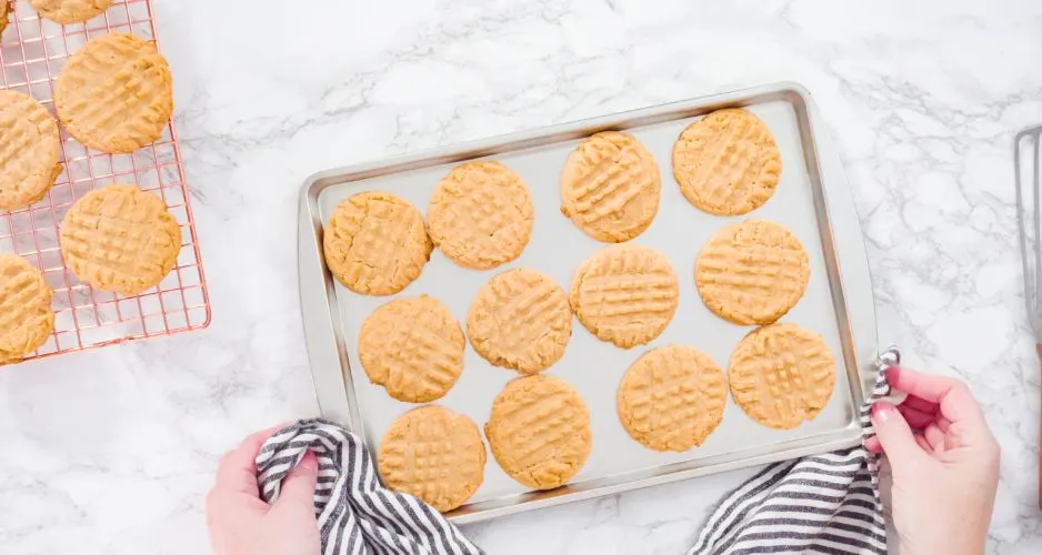 Preparing 4 Ingredient Peanut Butter Cookies