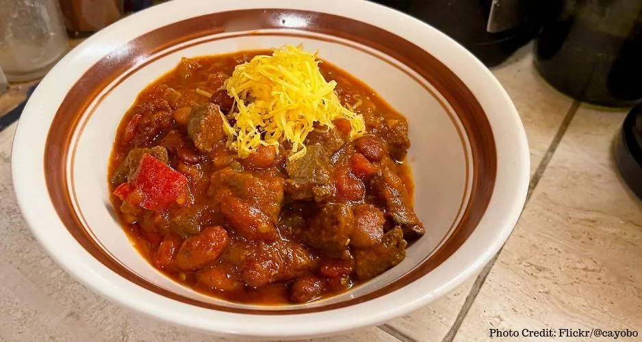 Venison Chili Bowl