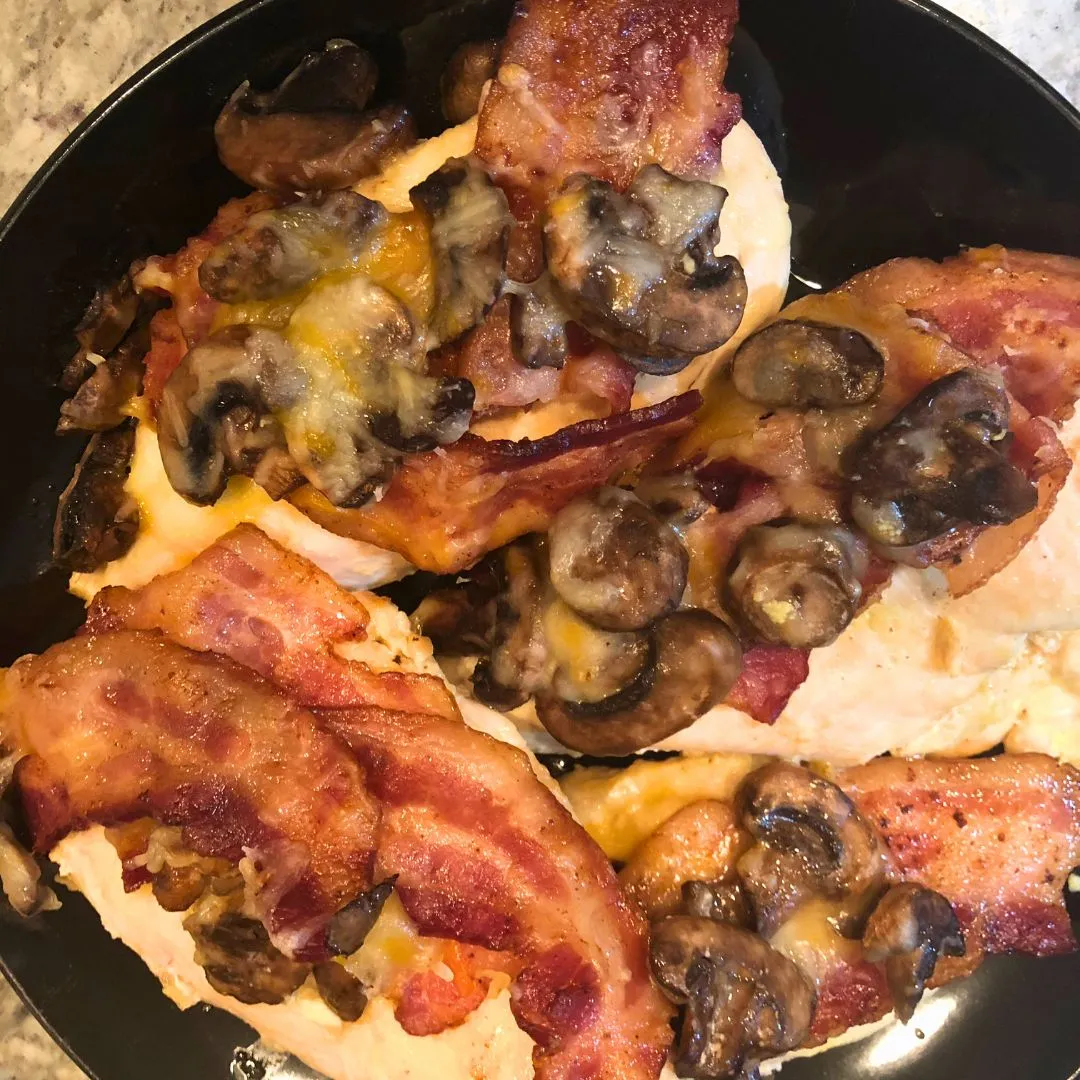 Alice Springs Chicken with bacon and mushroom