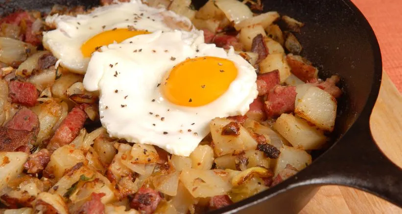 Beef Sausage Breakfast Hash