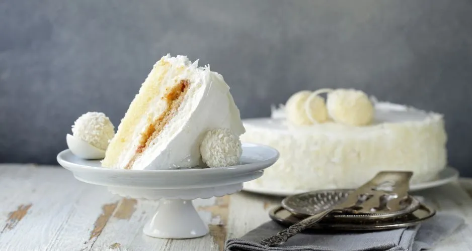 Coconut Cake Slice