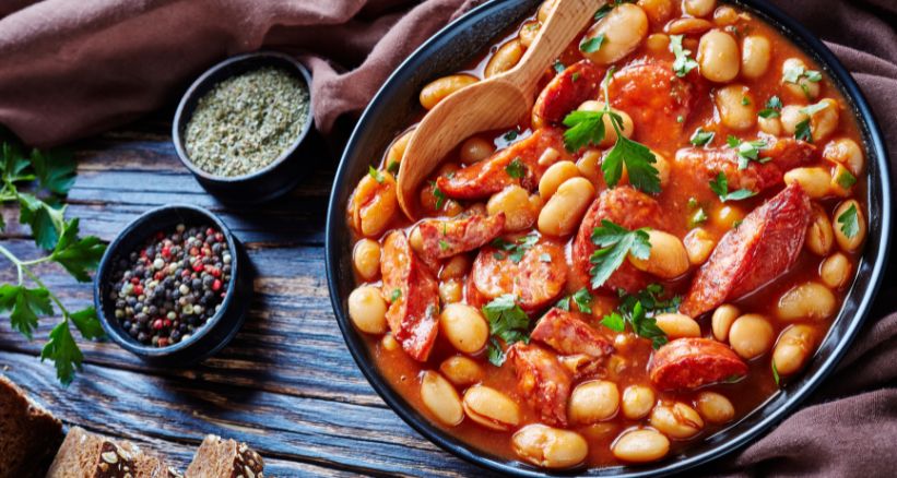 Hearty Beef Sausage and Bean Stew