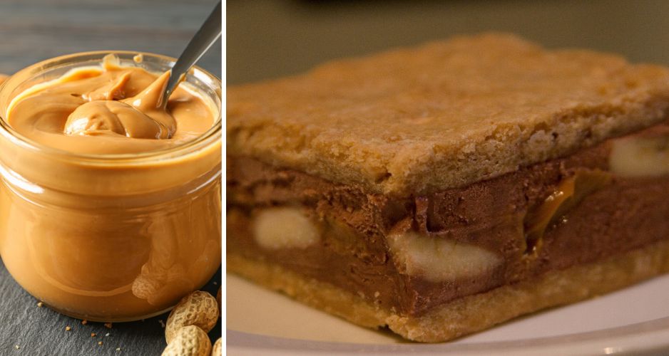 Peanut Butter Ganache on Monkey Bar