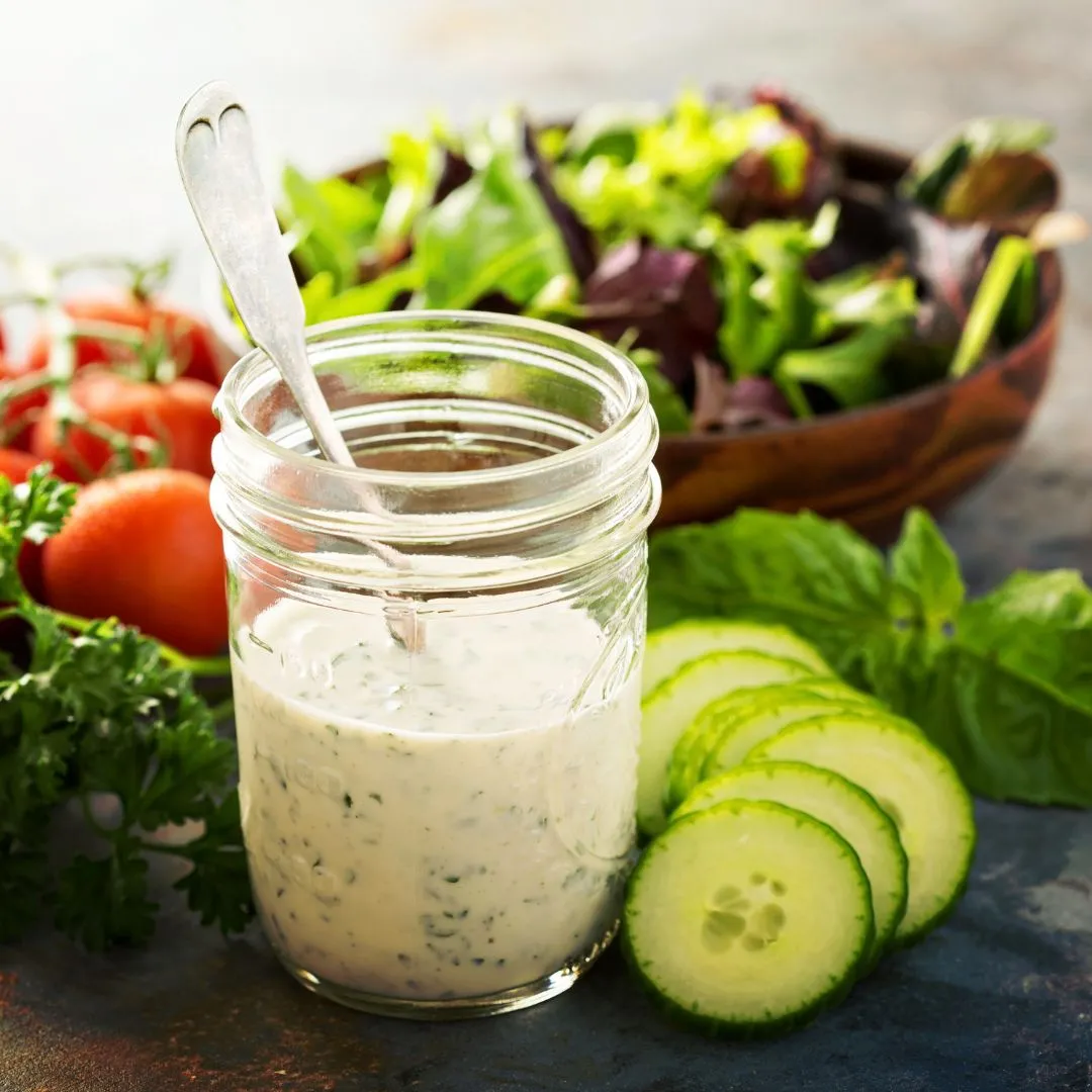 Ranch Dressing with vegetables