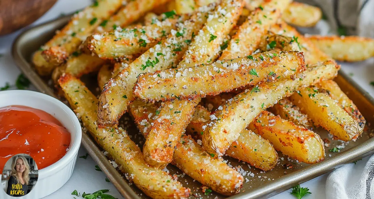 Baked Garlic Parmesan Fries