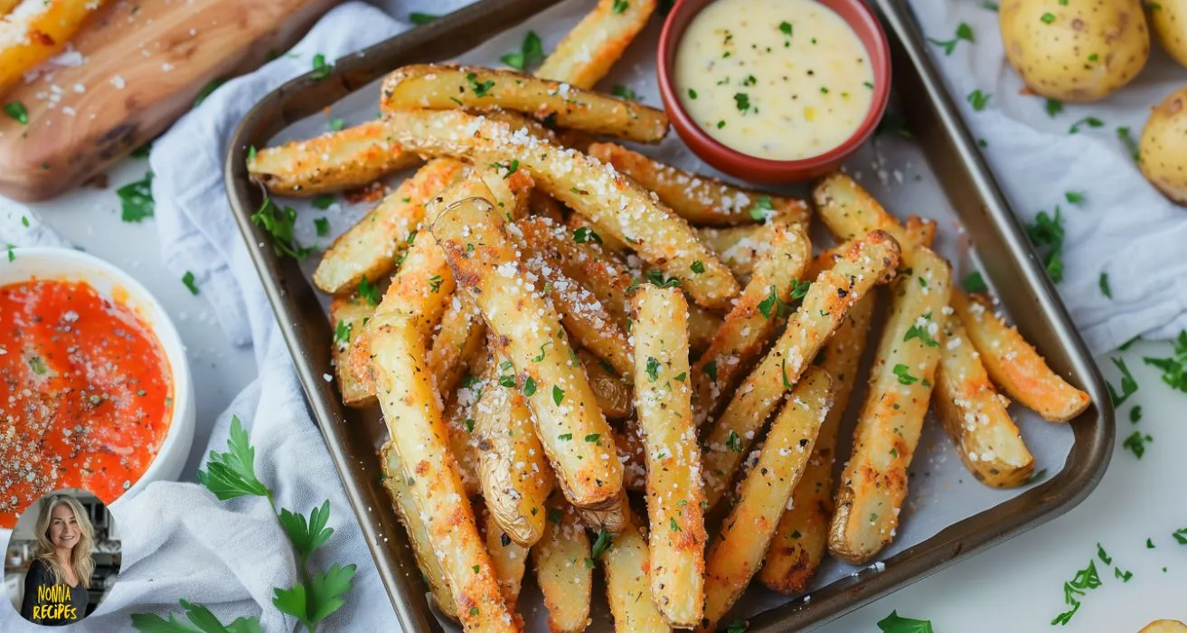 Crispy Garlic Parmesan Fries